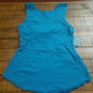 Free People Ribbed Twist Back Tank Small NWT